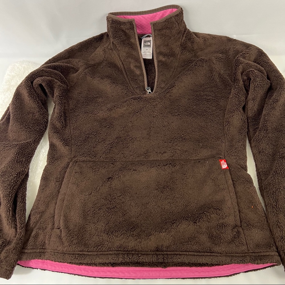 North Face Brown Medium Pull Over Jacket. - image 7